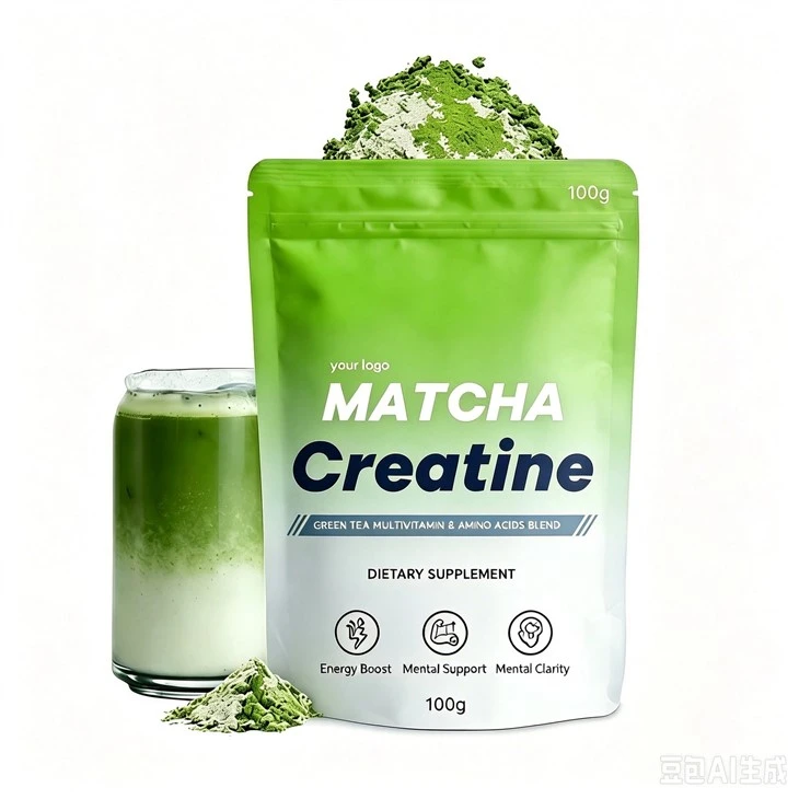 Creatine Monohydrate Powder Pre Workout Støtte til muskelopbygning Kreatin Matcha Powder